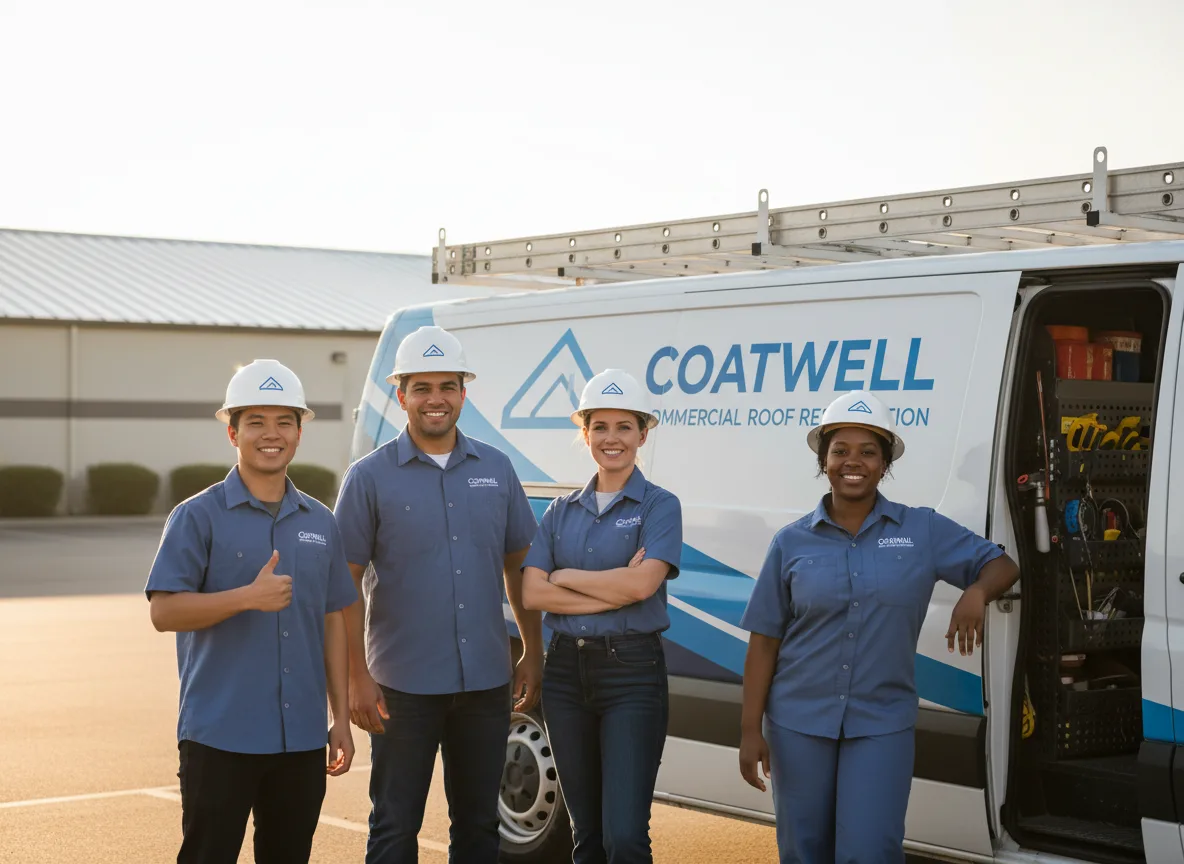 Commercial roof coating company in Belmont, MA